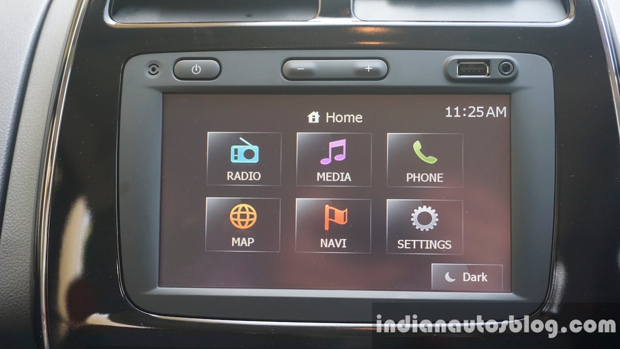 Renault Kwid touchscreen