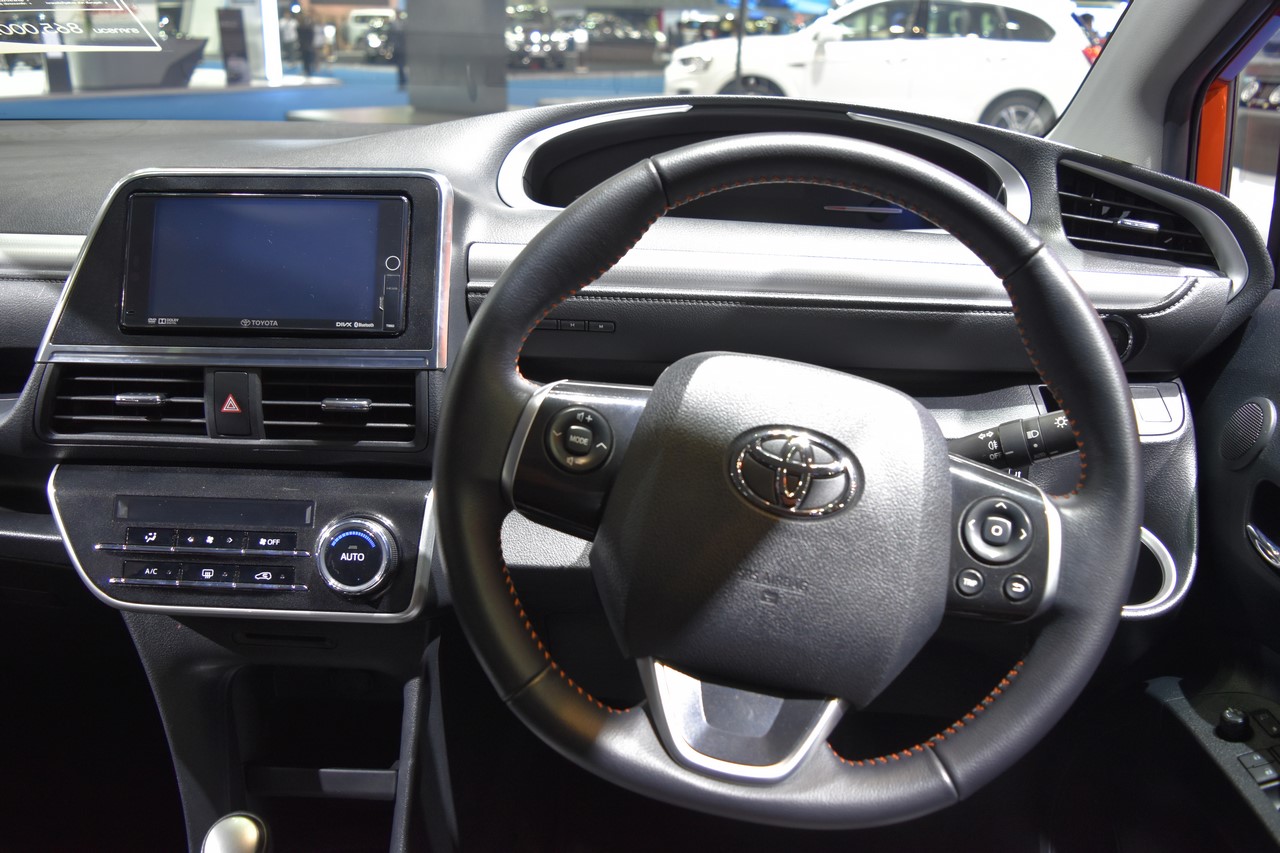  Toyota  Sienta  dashboard  driver side at 2019 Bangkok 