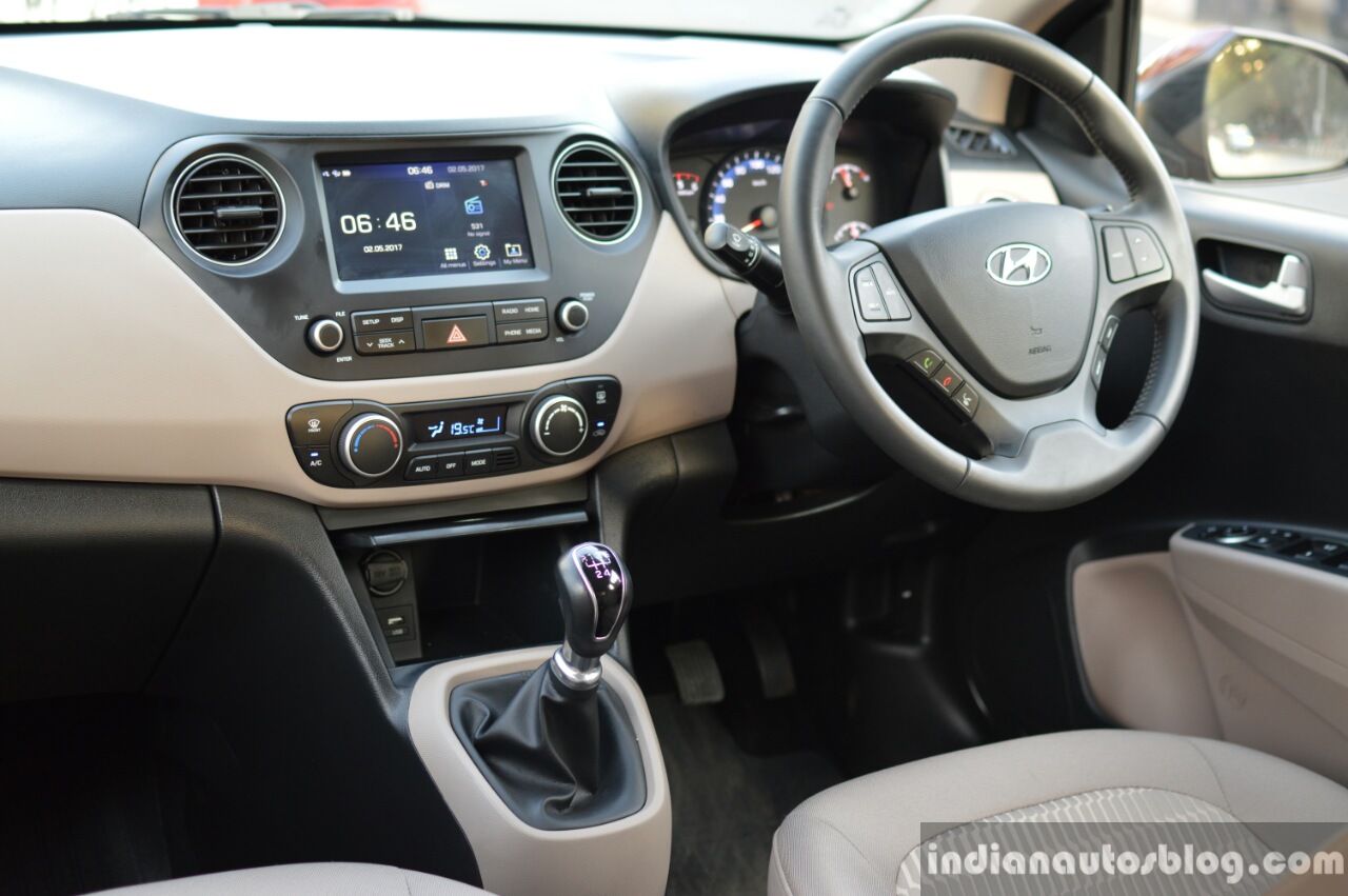 2017 Hyundai Xcent 1.2 Diesel (facelift) interior review