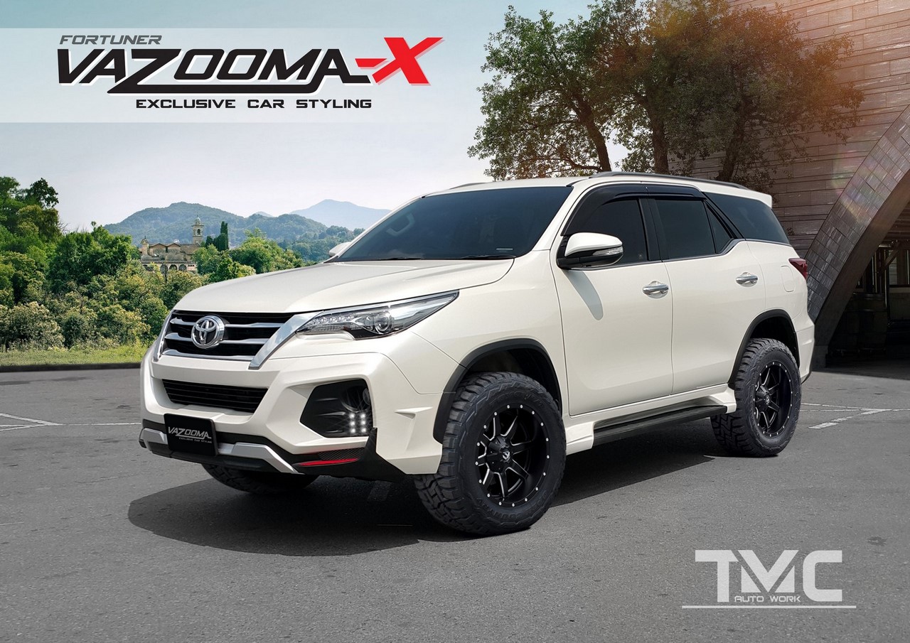 Vazooma X body  kit  for Toyota Fortuner  launched in Thailand