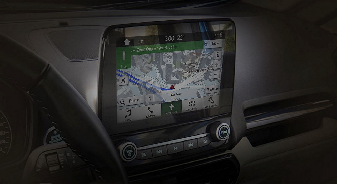 2018 Ford EcoSport (facelift) infotainment system Brazil
