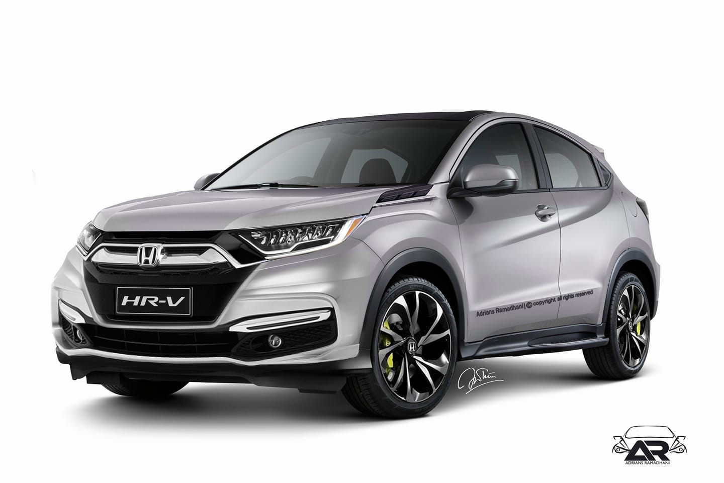 2018 Honda Hr V Facelift Rendering