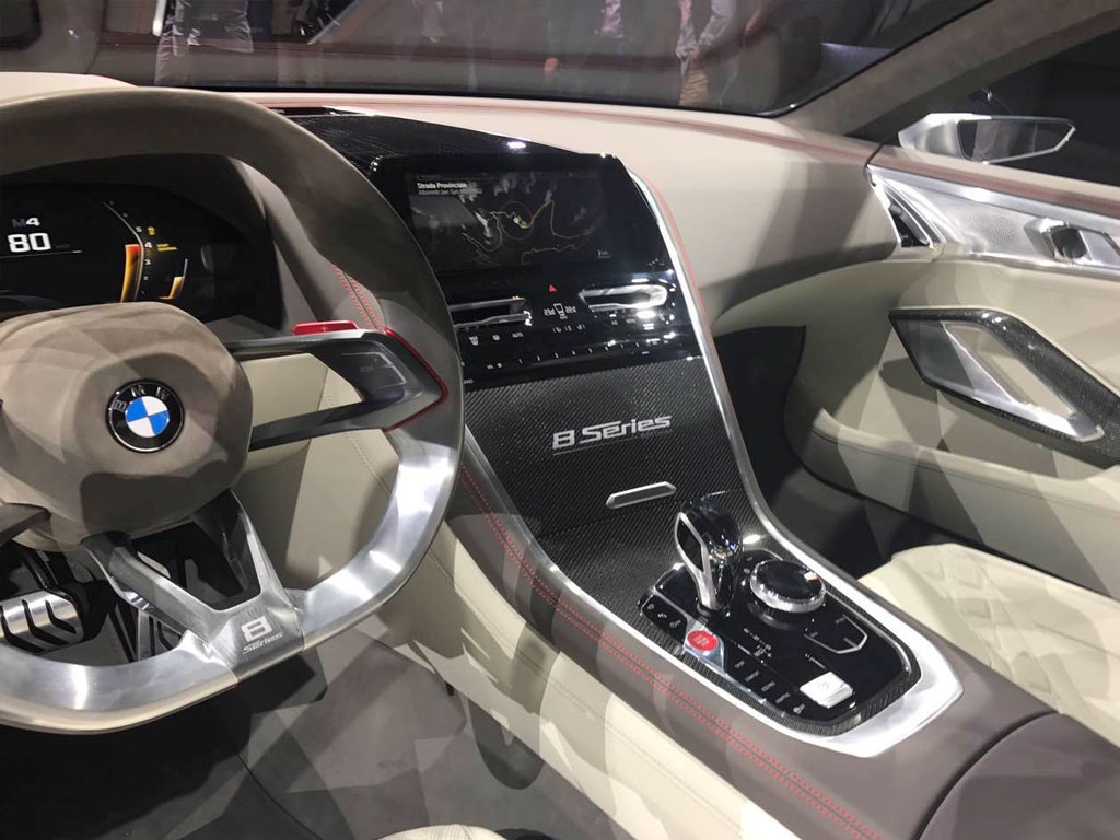 BMW 8 Series Concept center console revealed