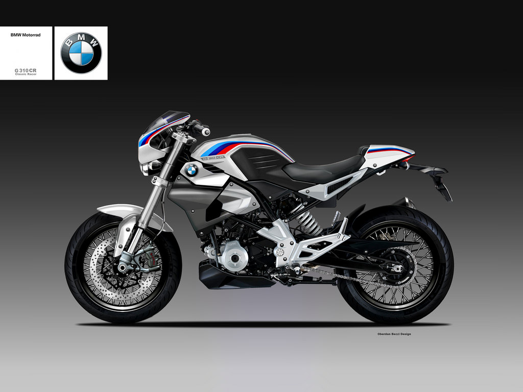 Bmw G310R Rendered As Fully Faired, Cafe Racer &Amp; Scrambler