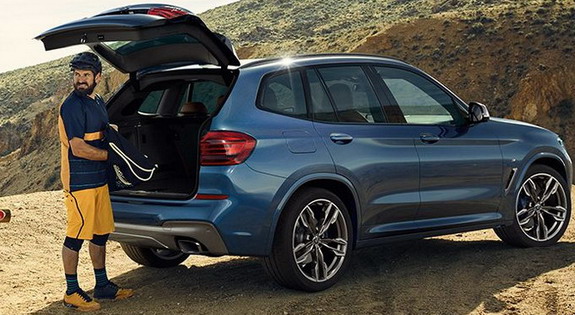 2017 BMW X3 M40i xDrive rear three quarters leaked image