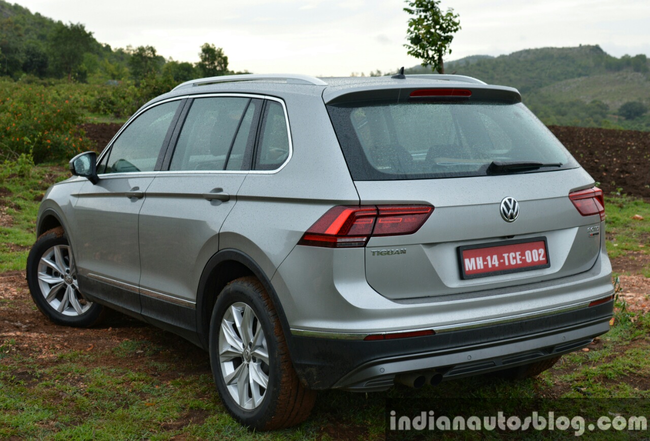 2017 VW Tiguan rear quarter First Drive Review