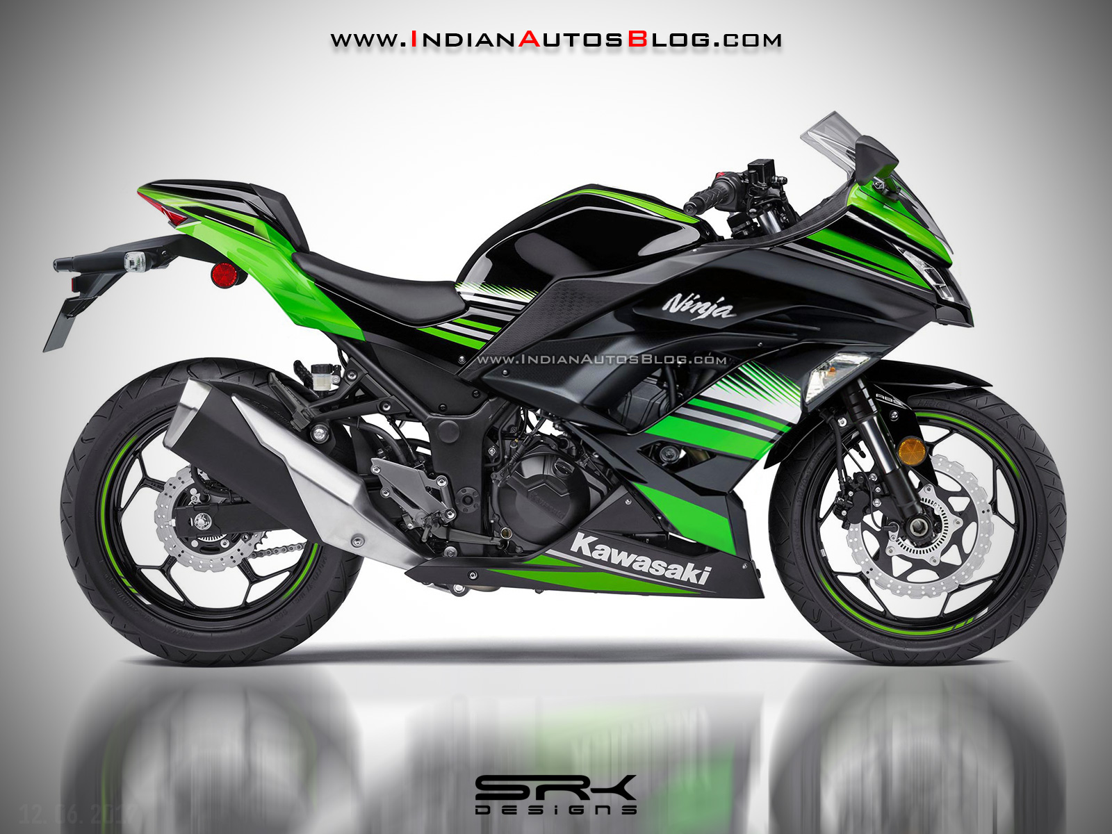 2018 Kawasaki Ninja  250  IAB Rendering