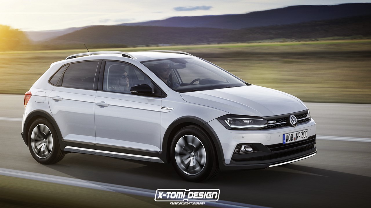 2018 VW Cross Polo rendered