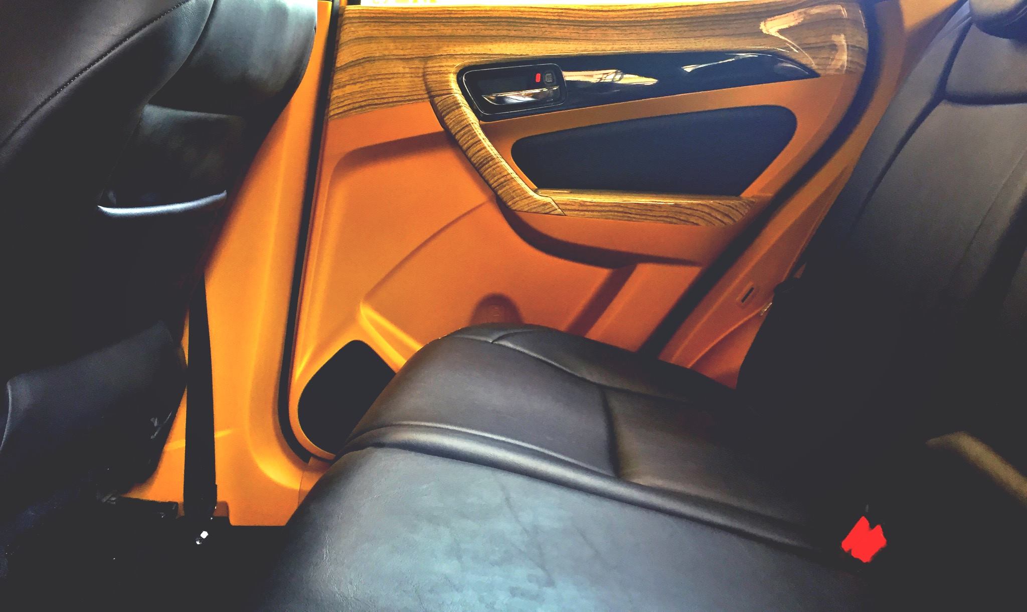 Custom Maruti Vitara Brezza rear seat by DC Designs