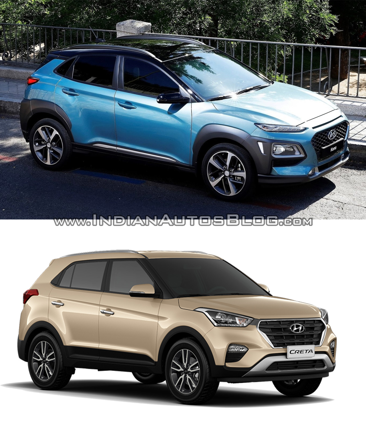 Hyundai kona vs creta