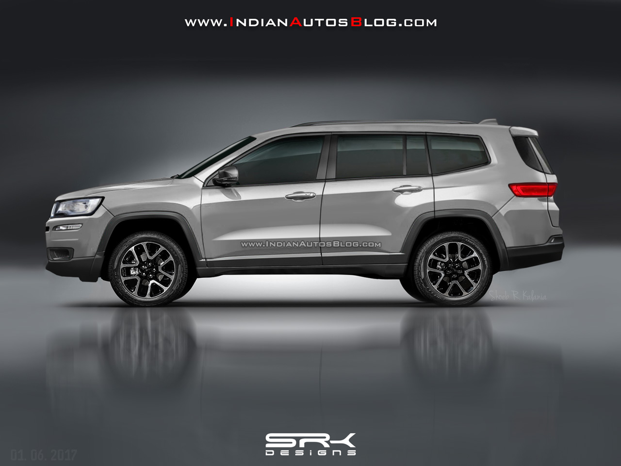 Jeep 7-seat SUV rendering