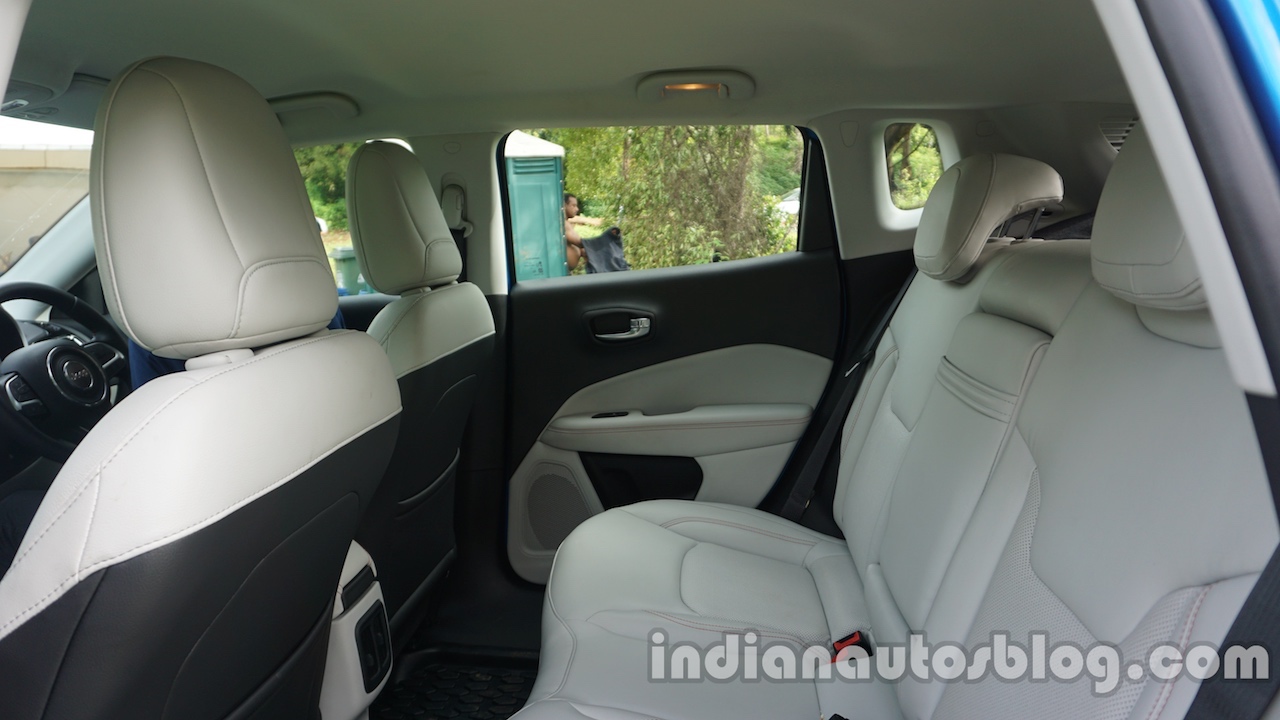 Jeep Compass rear seat space review
