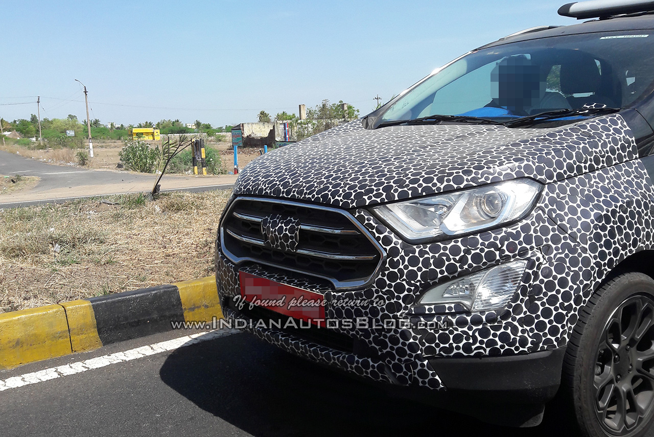 Panther Black 2017 Ford Ecosport Spied With Accessories Amp Sync3 System