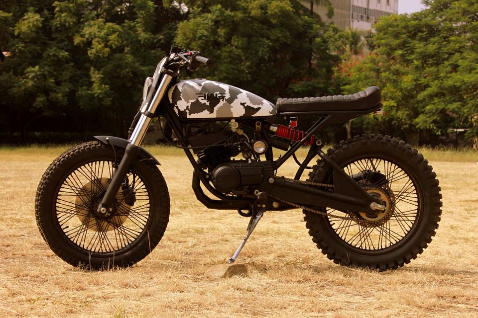 Yamaha Rx100 Scrambler Yambam By Nomad Motorcycles