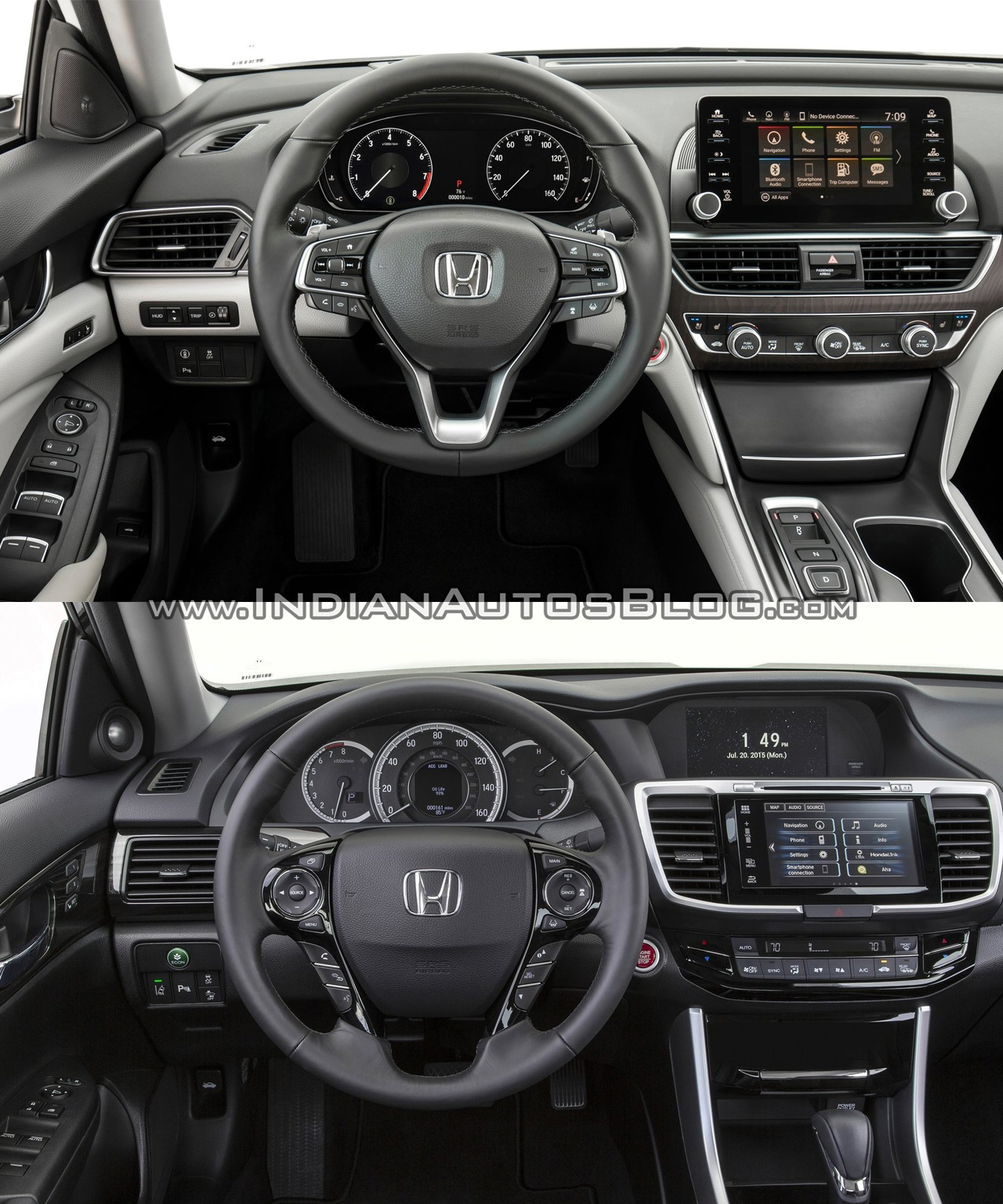 Honda accord 2016 interior