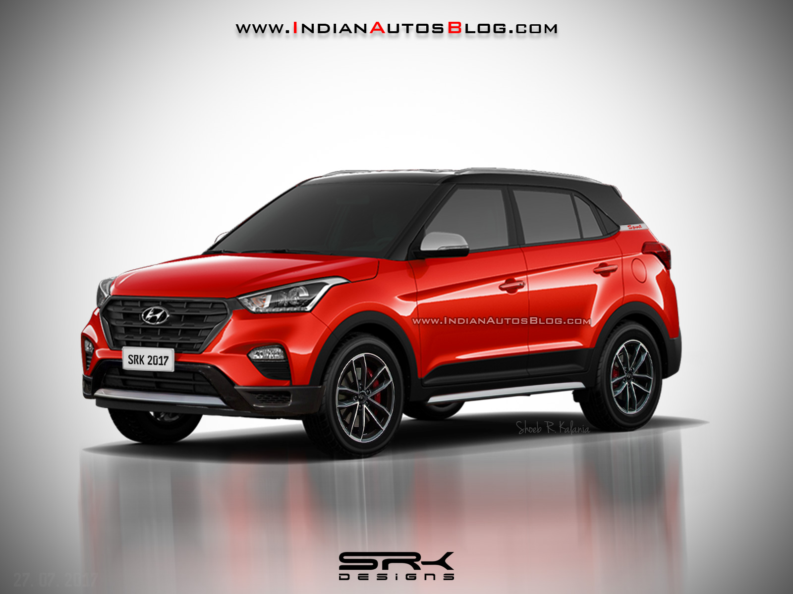 Hyundai Creta Sport rendered ahead of launch this year