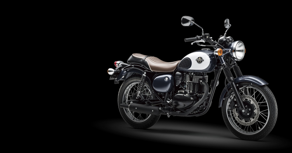 Kawasaki Estrella 250 front three quarter