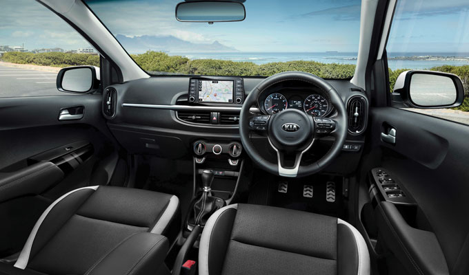 Kia Picanto South Africa studio interiors