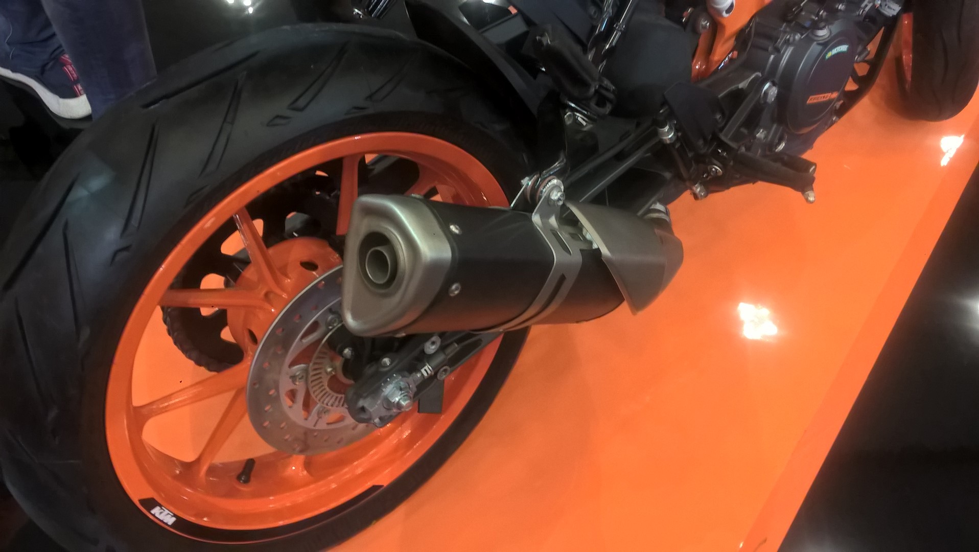ktm duke 390 stock exhaust price