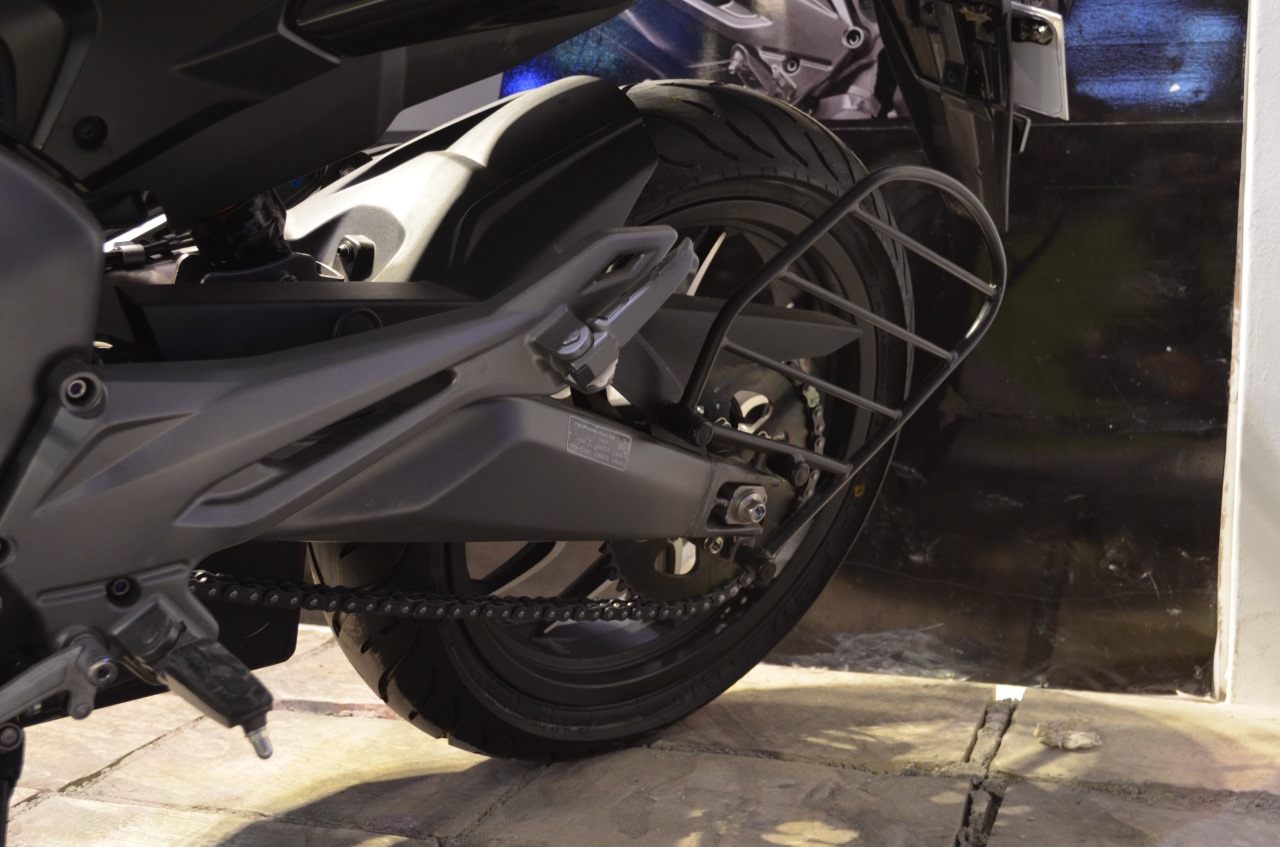 Bajaj Dominar 400 At Nepal Auto Show Swingarm