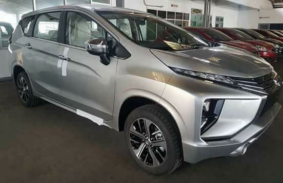 Mitsubishi Xpander (Expander) with beige interior spotted inside-out