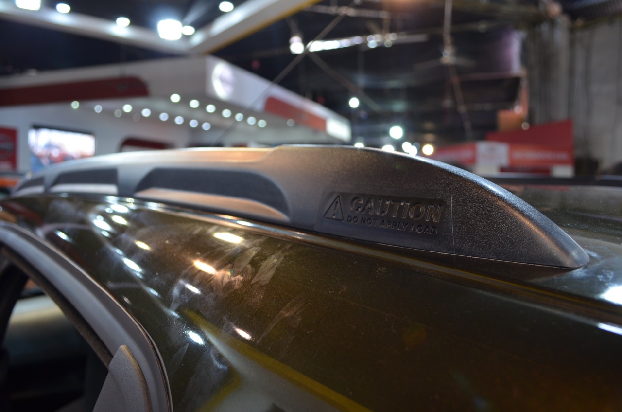 Renault Kwid 1.0L roof rails at Nepal Auto Show 2017