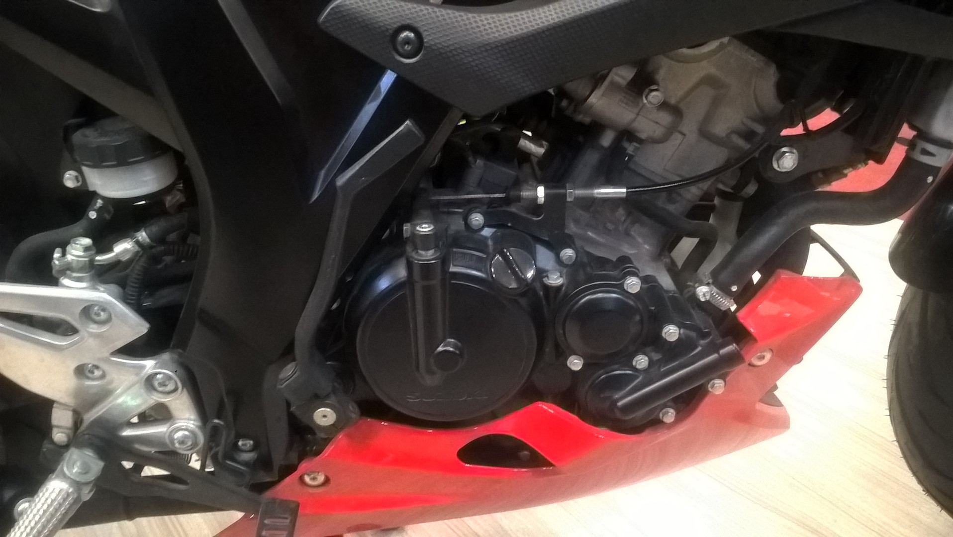 Suzuki GSX  S 150  engine  at GIIAS 2022