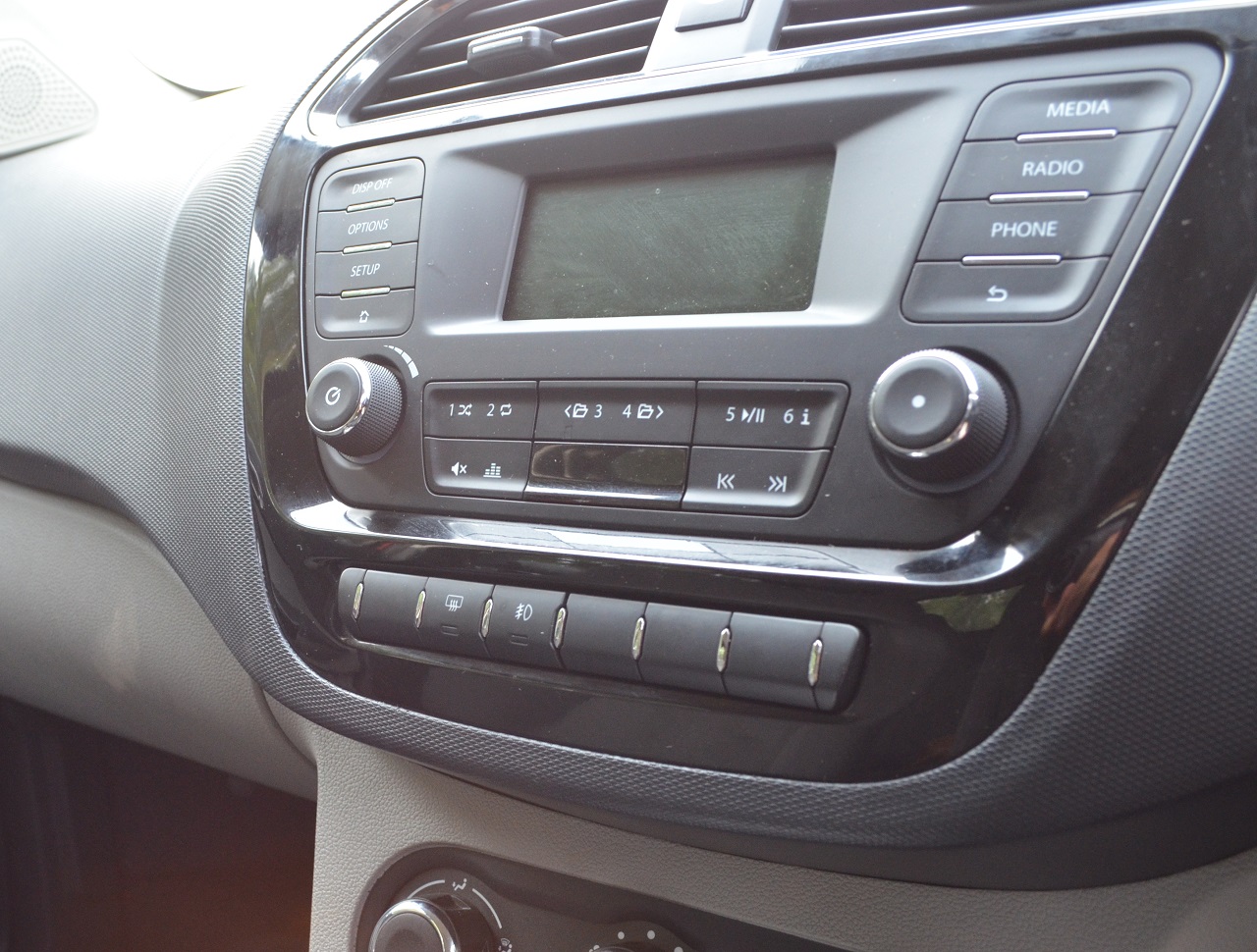Tata Tiago AMT test drive review centre console