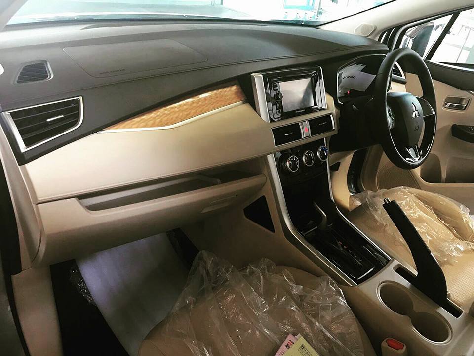 Mitsubishi Xpander interior spy shot