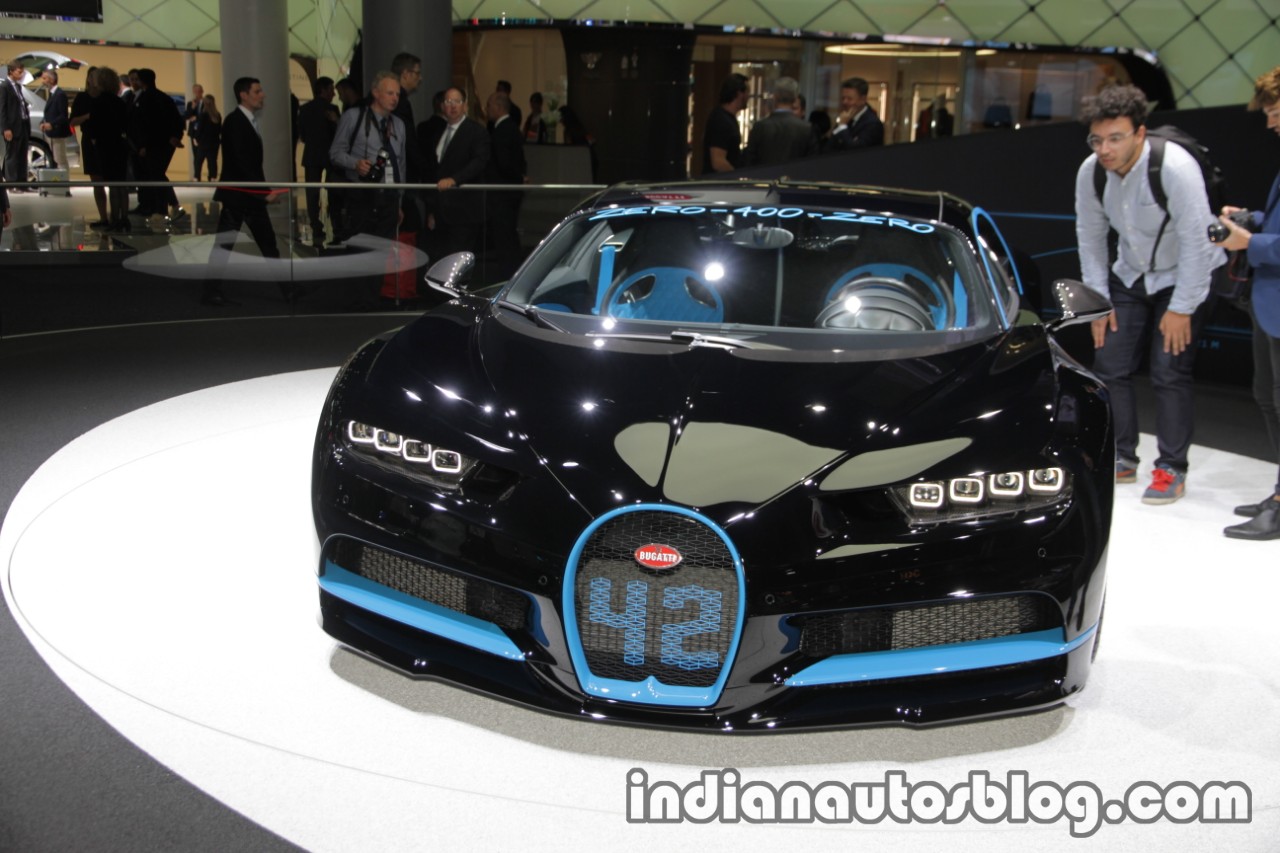 0-400-0 world record Bugatti Chiron at the IAA 2017