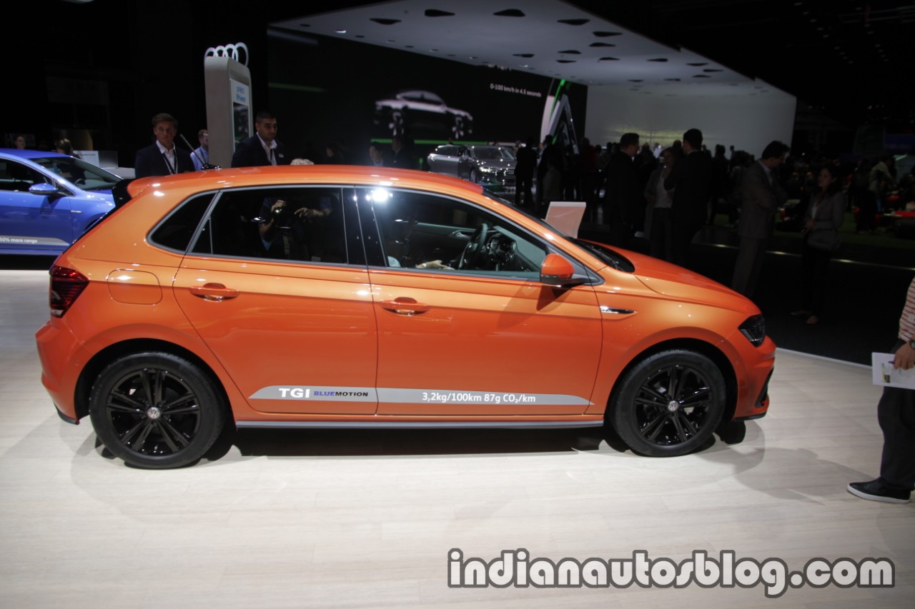 2017 VW Polo TGI R-Line profile at the IAA 2017