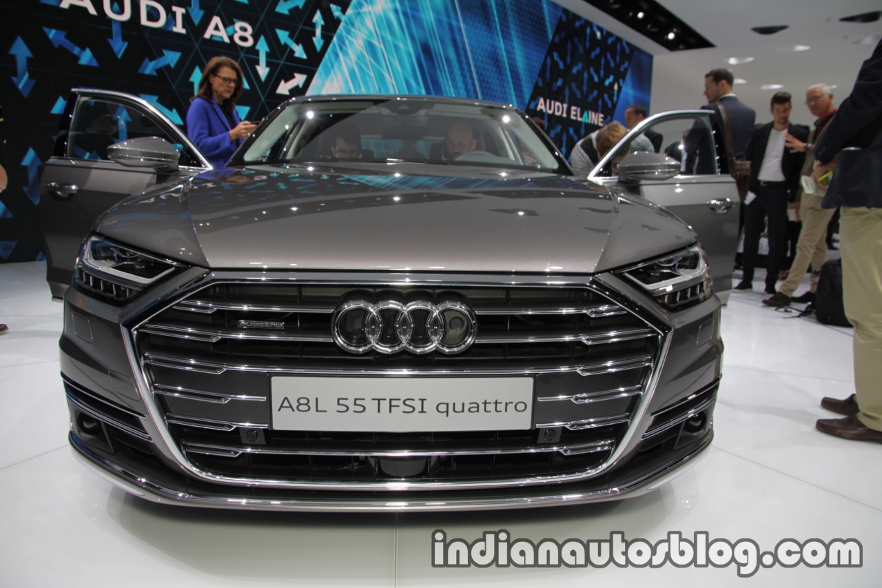 2018 Audi A8 front at the IAA 2017