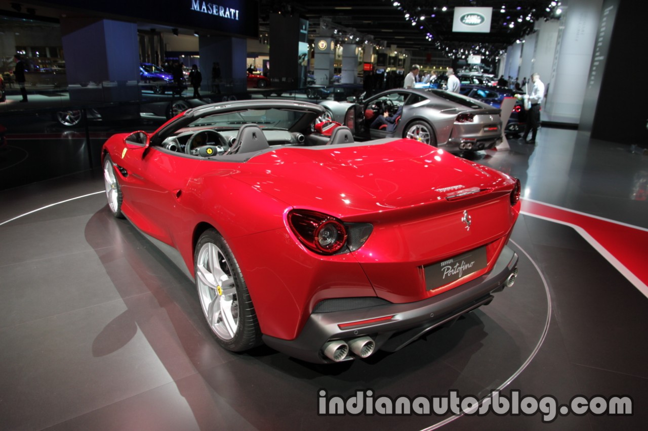 2018 Ferrari Portofino rear three quarters left