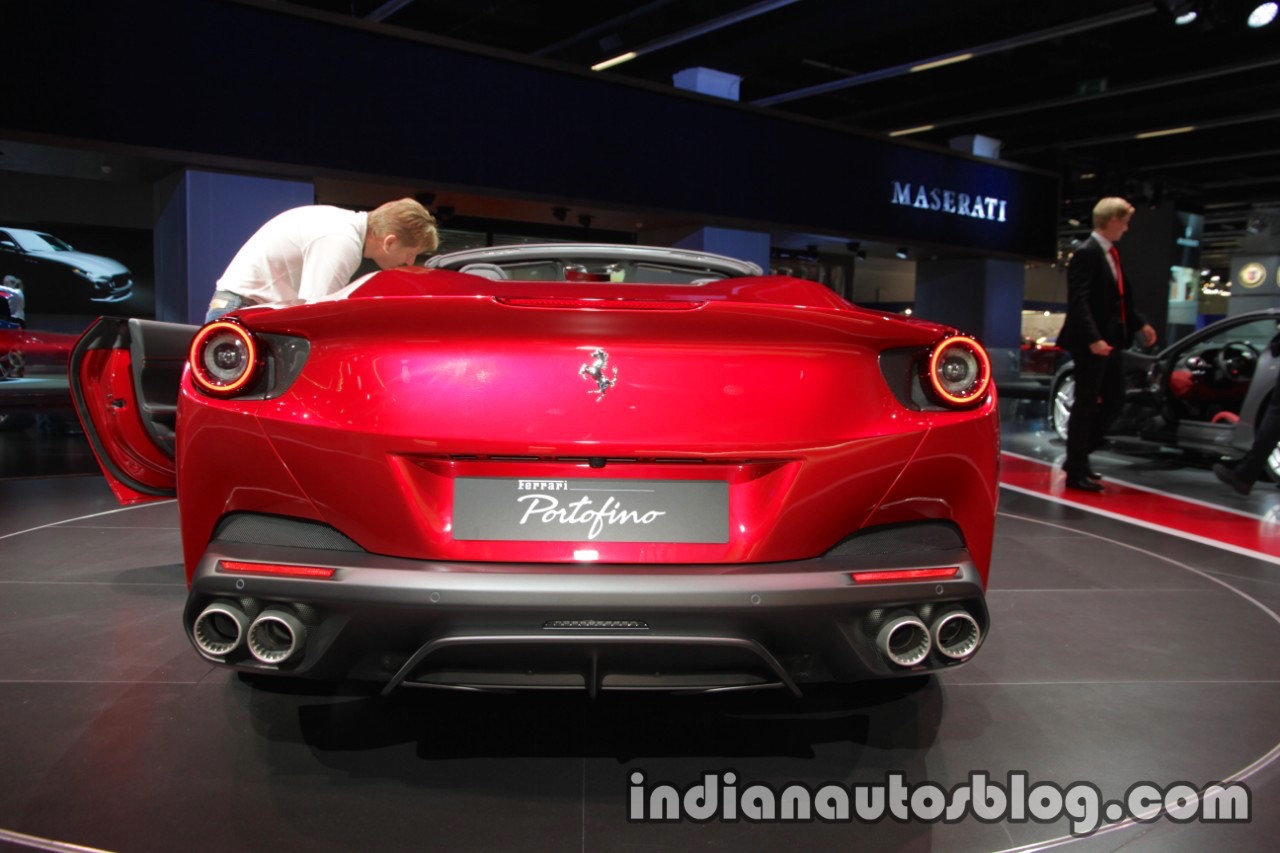 2018 Ferrari Portofino rear