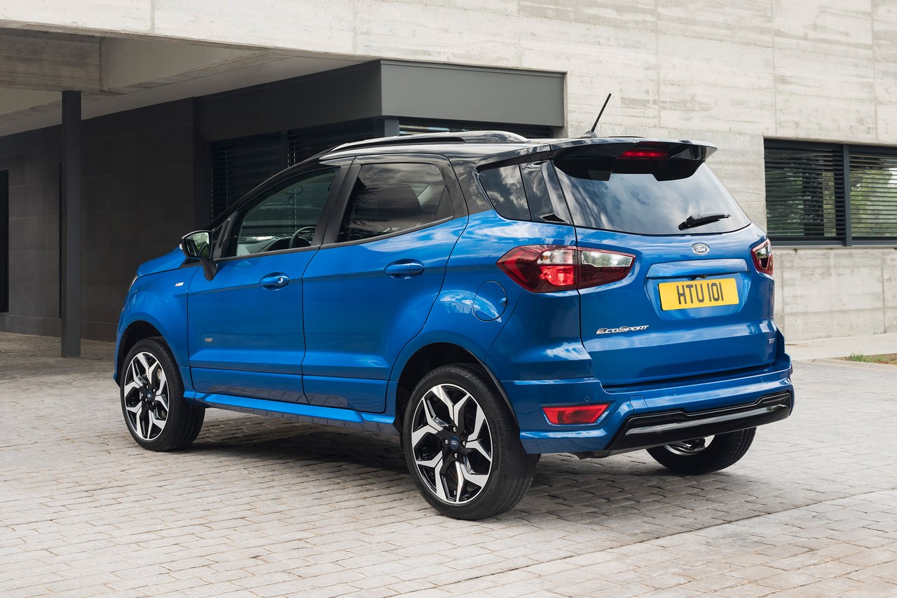 Ford EcoSport ST-Line EcoBlue rear three quarters