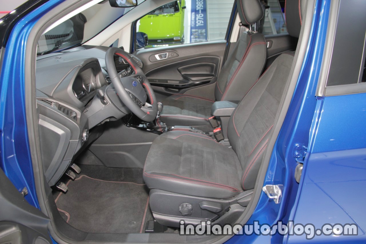 Ford EcoSport STLine front seats at IAA 2017