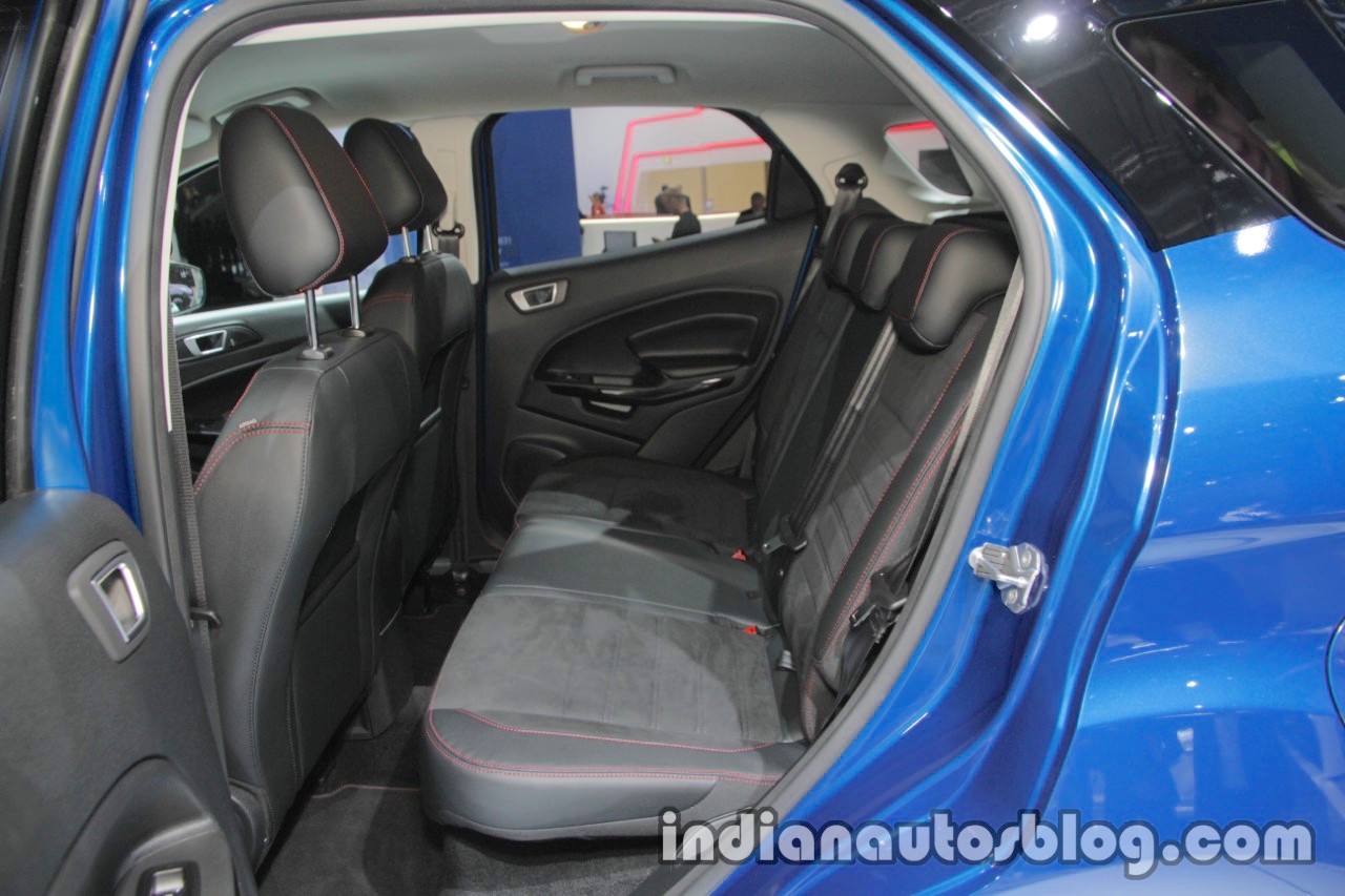 Ford EcoSport STLine rear seat at IAA 2017