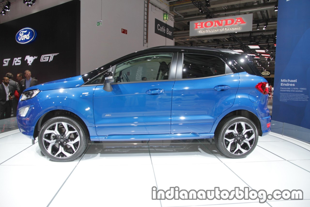 Ford EcoSport STLine side view at IAA 2017