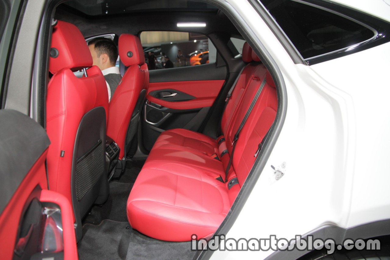 Jaguar EPace rear seat at IAA 2017