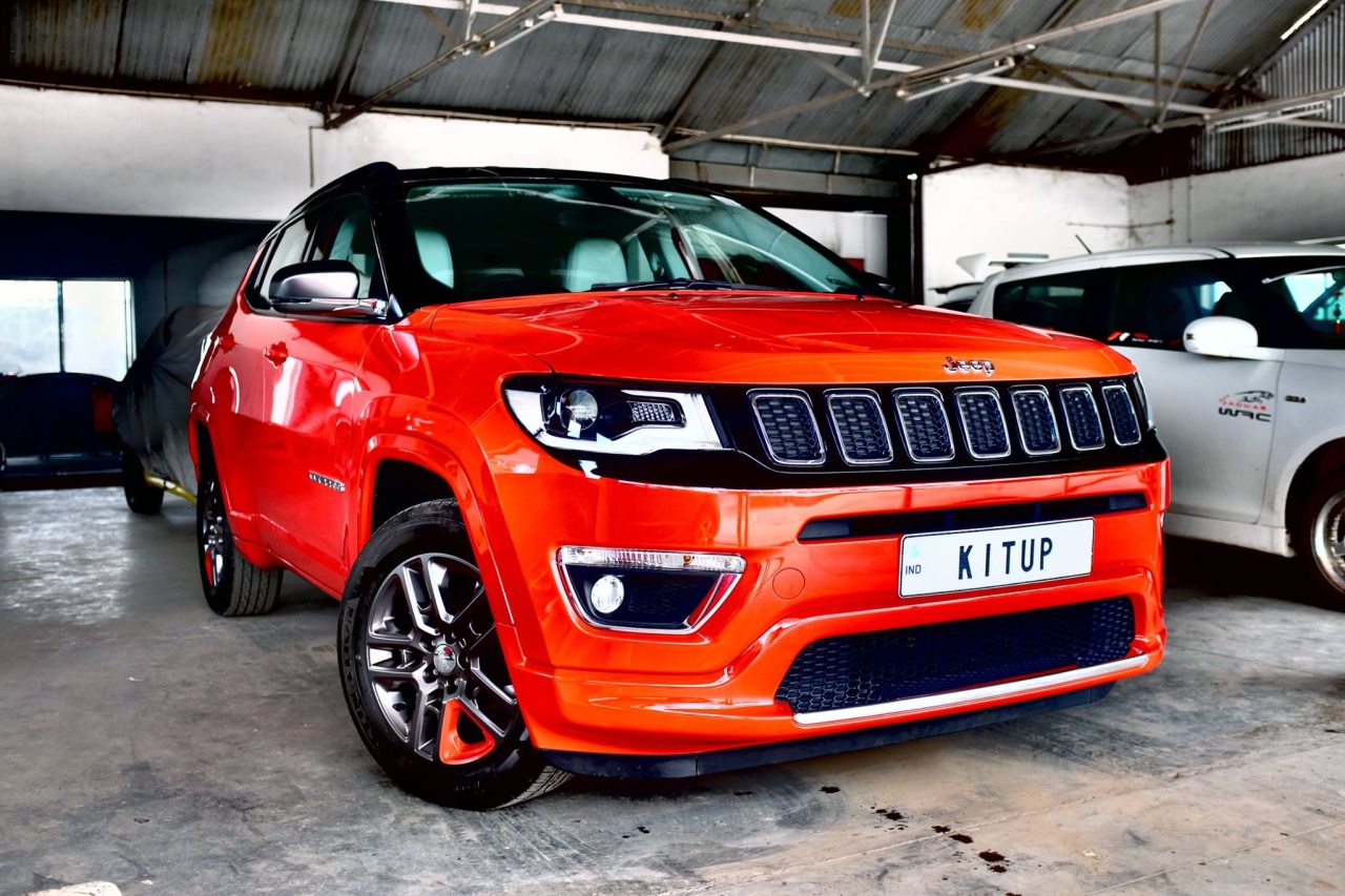 Modified Jeep Compass right front three quarters