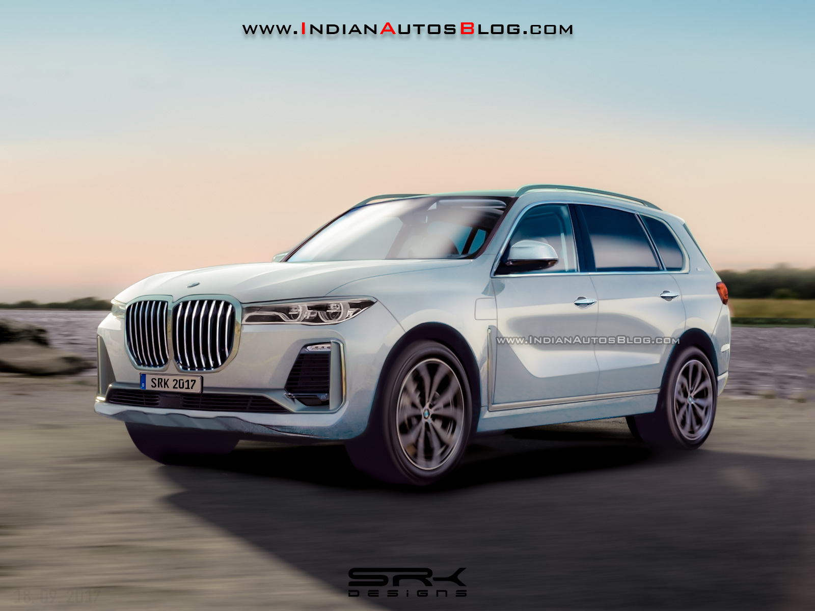Bmw X7 Imagined In Production Guise Rendering