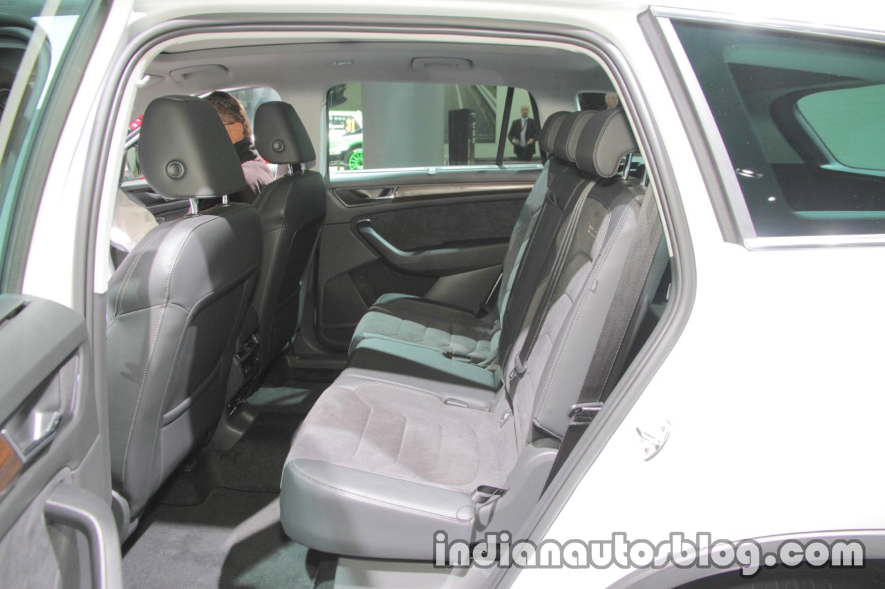 Skoda Kodiaq Scout rear seat at IAA 2017