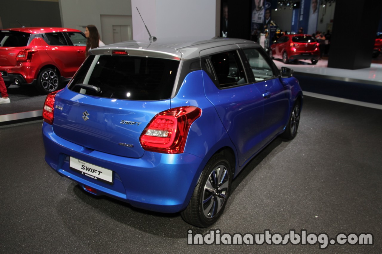 Suzuki Swift Dual Tone at IAA 2017 Frankfurt right rear three quarters