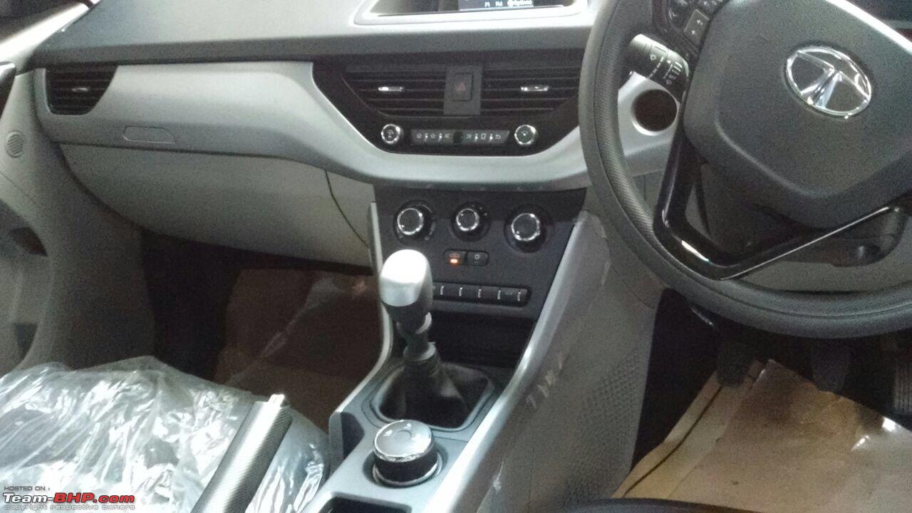 Tata Nexon XM interior spy shot