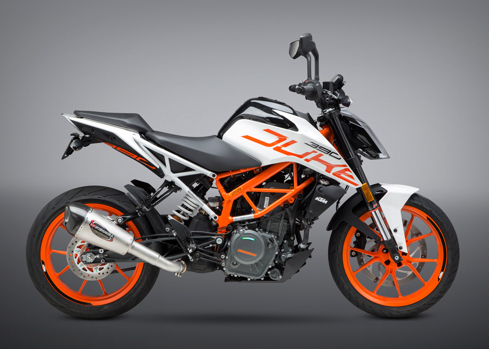 Yoshimura Alpha T slip-on exhaust for 2017 KTM 390 Duke launched