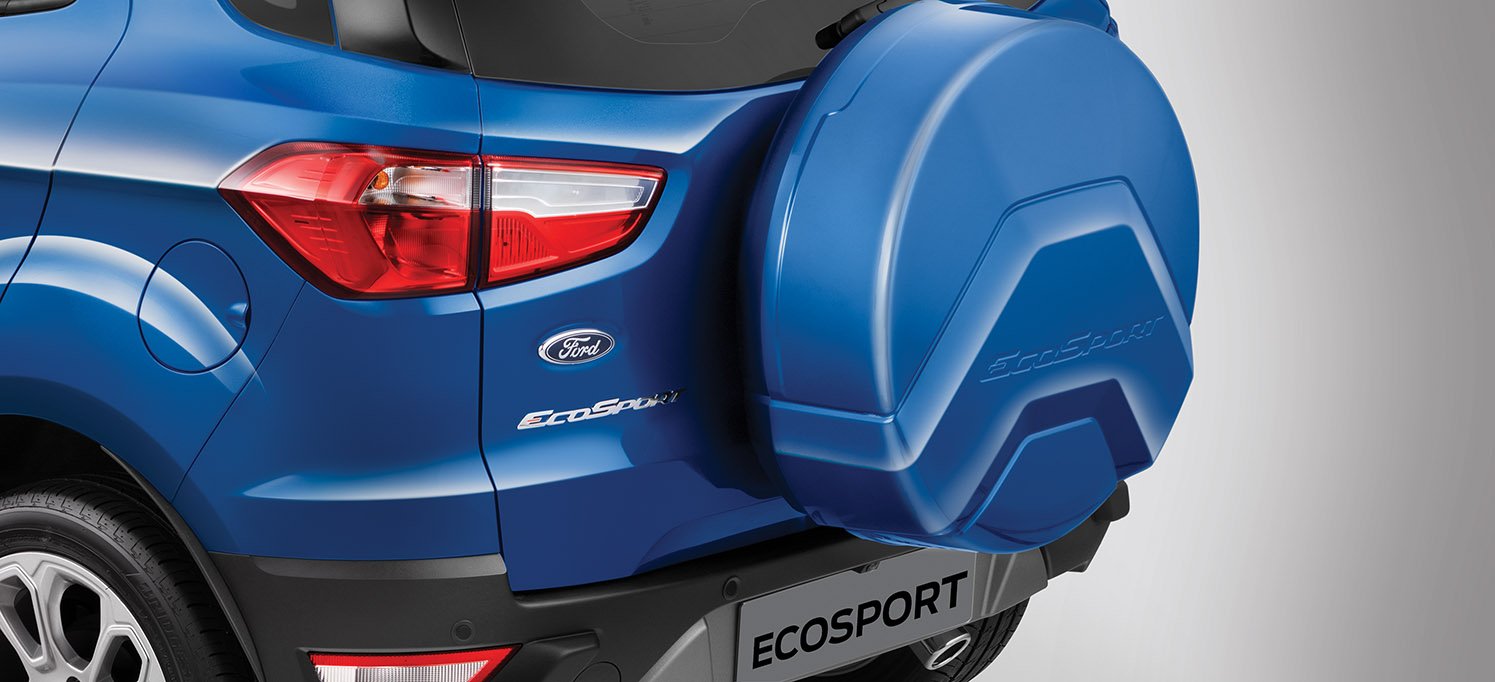 2018 Ford EcoSport facelift India-spec spare wheel cover