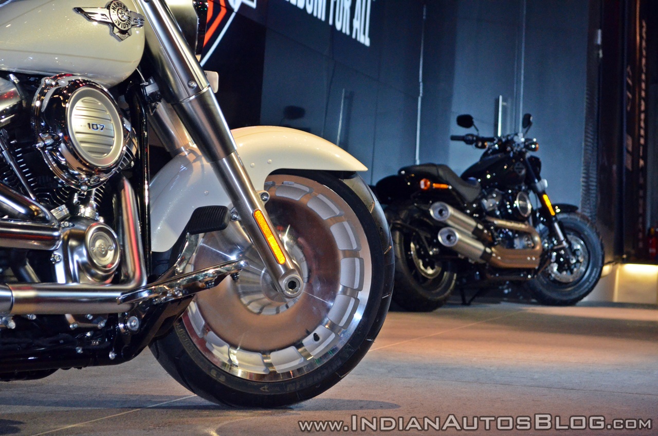 2018 Harley Davidson Fat Boy front tyre