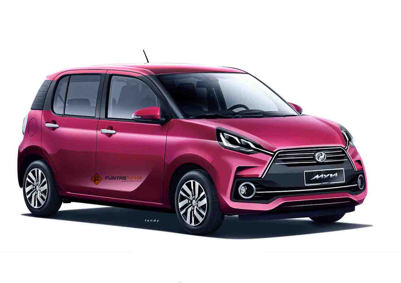 Third generation 2018 Perodua Myvi rendered