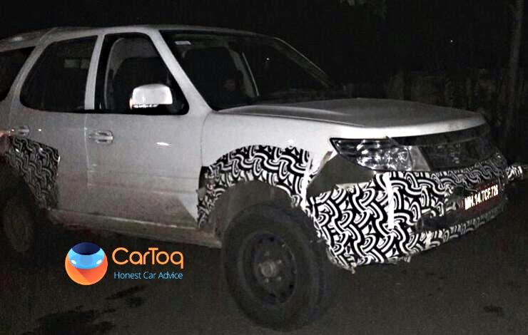 Tata Safari Storme Army Spec Spied In Pune