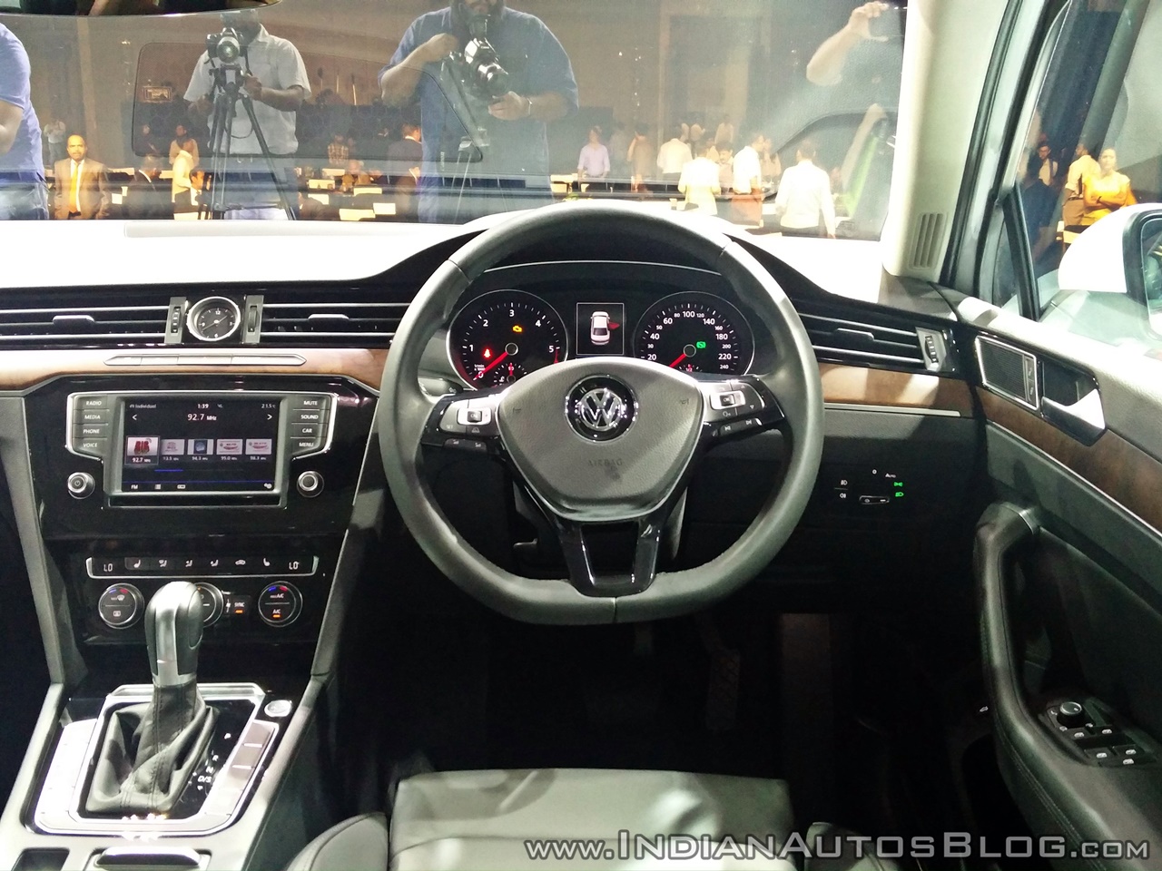 VW Passat steering wheel